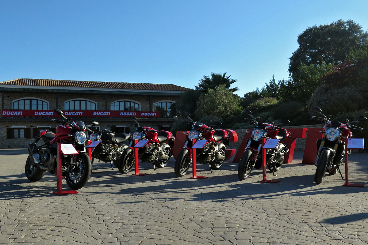 Die Ducati Monsterfamilie