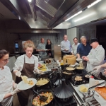 Küchenparty im Bio-Restaurant Rose bei den Tress Brüdern